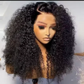 Long Curly Black Wig 😍